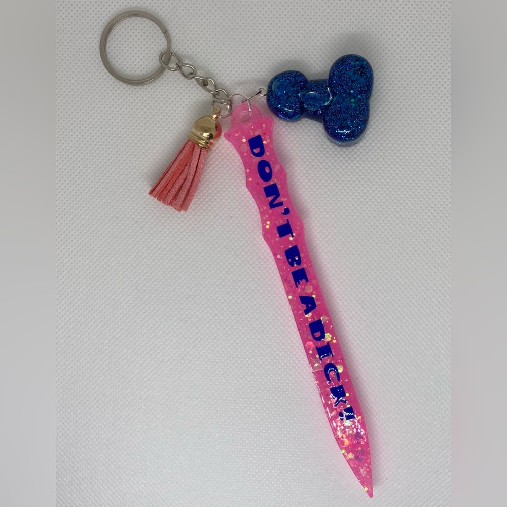 Epoxy Resin “Willy” Self Defense Keychain